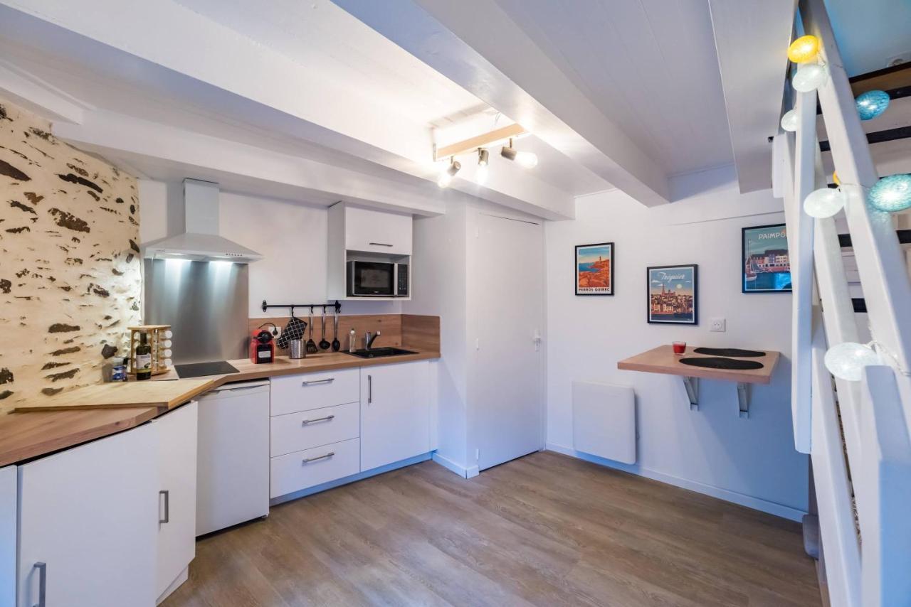 Logement Duplex Au Coeur De Treguier 아파트 외부 사진
